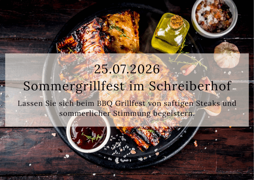 25.07.2026 Sommergrillfest Event SchreiberHof